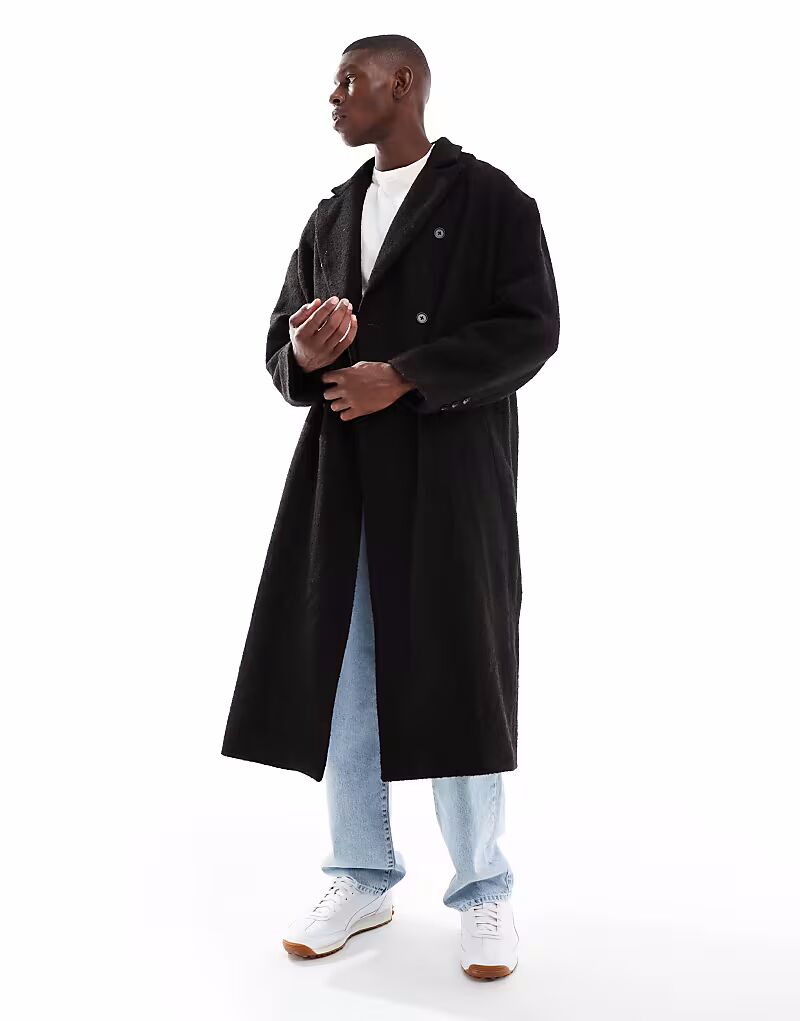 Пальто свободного кроя из шерстяной смеси коричневого цвета Asos Design
Пальто свободного кроя из шерстяной смеси коричневого цвета Asos Design