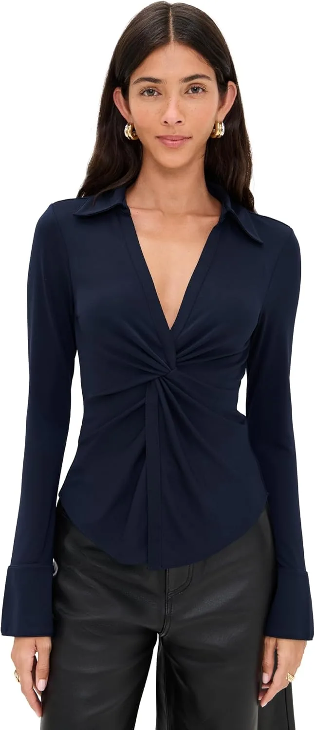 Cinq à Sept Женский топ McKenna из матового джерси
Cinq à Sept Женский топ McKenna из матового джерси