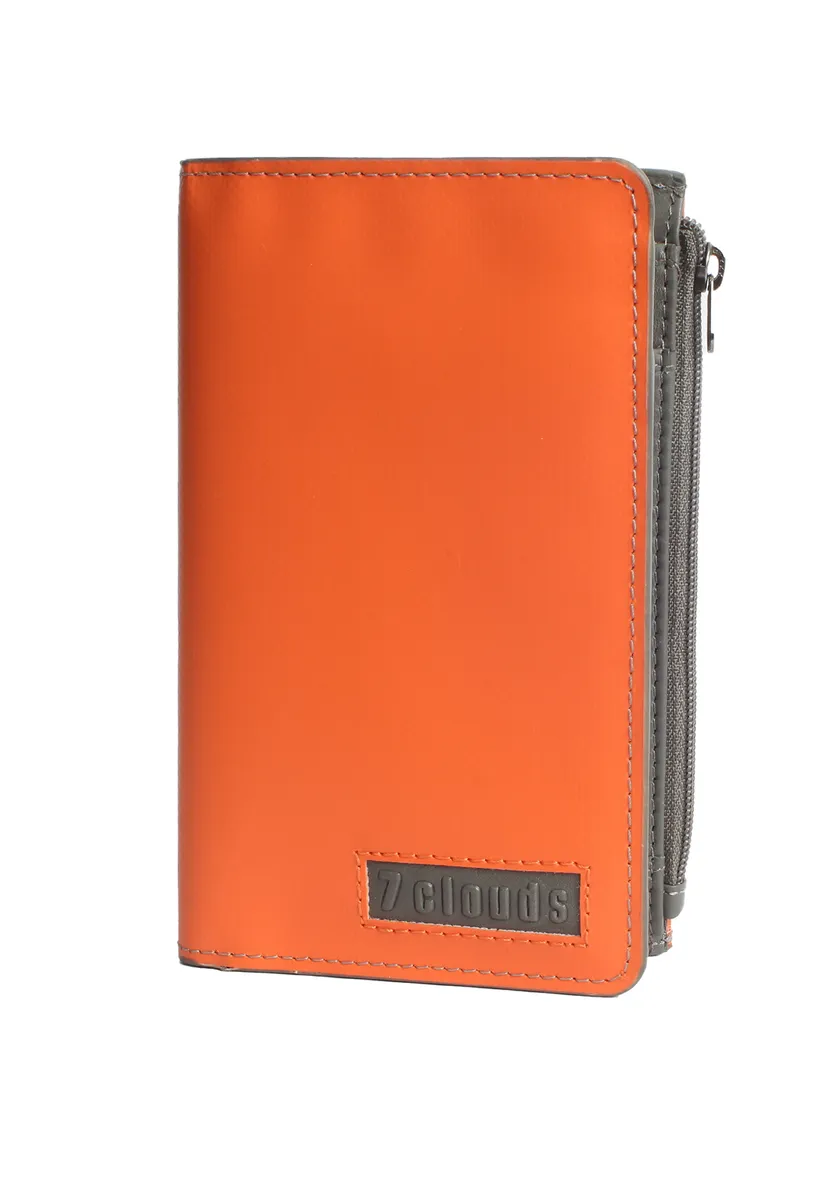Кошелек 7clouds "Ниша 7.1", из брезента, цвет Orange 
Кошелек 7clouds "Ниша 7.1", из брезента, цвет Orange