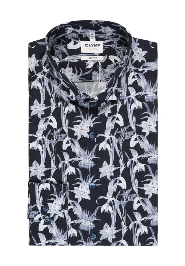 Рубашка бизнес-класса пятого уровня облегающая воротник Кент Olymp, синий
Рубашка бизнес-класса пятого уровня облегающая воротник Кент Olymp, синий