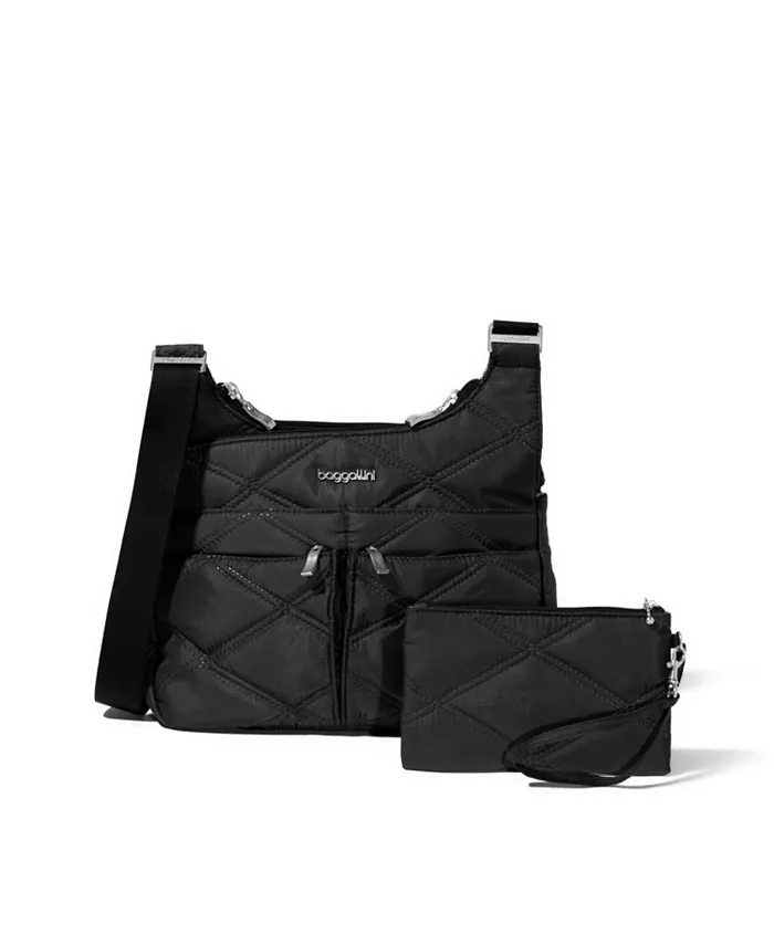 Кросс-боди сумка Baggallini, черный 
Кросс-боди сумка Baggallini, черный