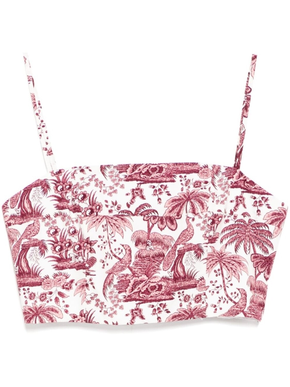 STAUD топ с цветочным принтом, белый
STAUD топ с цветочным принтом, белый