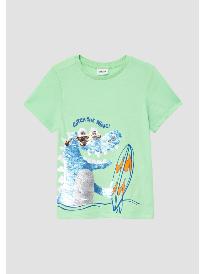 Футболка s.Oliver, зеленый
Футболка s.Oliver, зеленый