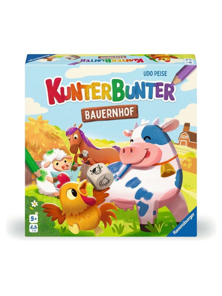 Настольная игра в кости Ravensburger «Красочная ферма»
Настольная игра в кости Ravensburger «Красочная ферма»