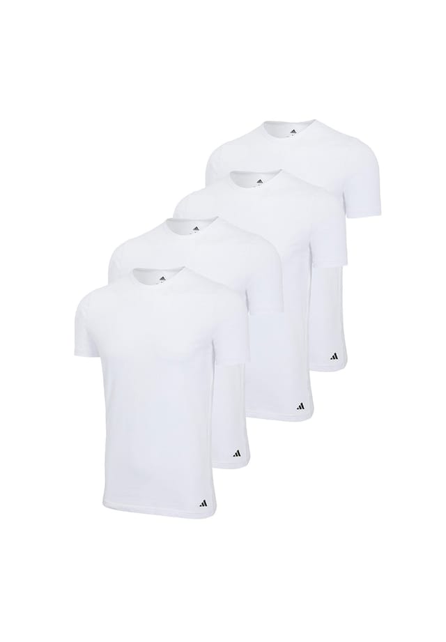 Майка / рубашка с коротким рукавом 4 шт. в упаковке активный гибкий хлопок Adidas, белый
Майка / рубашка с коротким рукавом 4 шт. в упаковке активный гибкий хлопок Adidas, белый