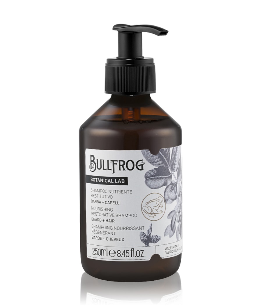 Шампунь для волос BULLFROG Nourishing Restorative Shampoo, 250 ml
Шампунь для волос BULLFROG Nourishing Restorative Shampoo, 250 ml