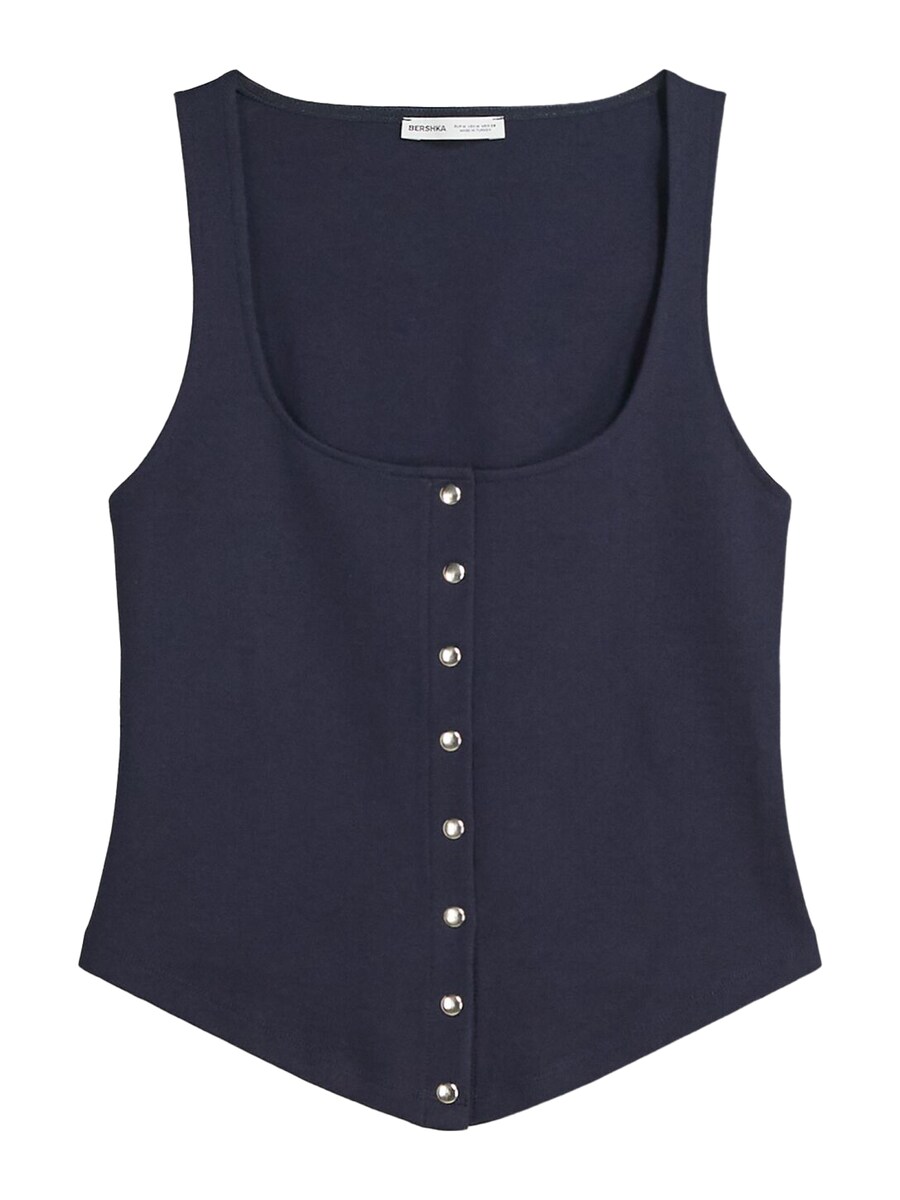 Топ Bershka, Navy
Топ Bershka, Navy