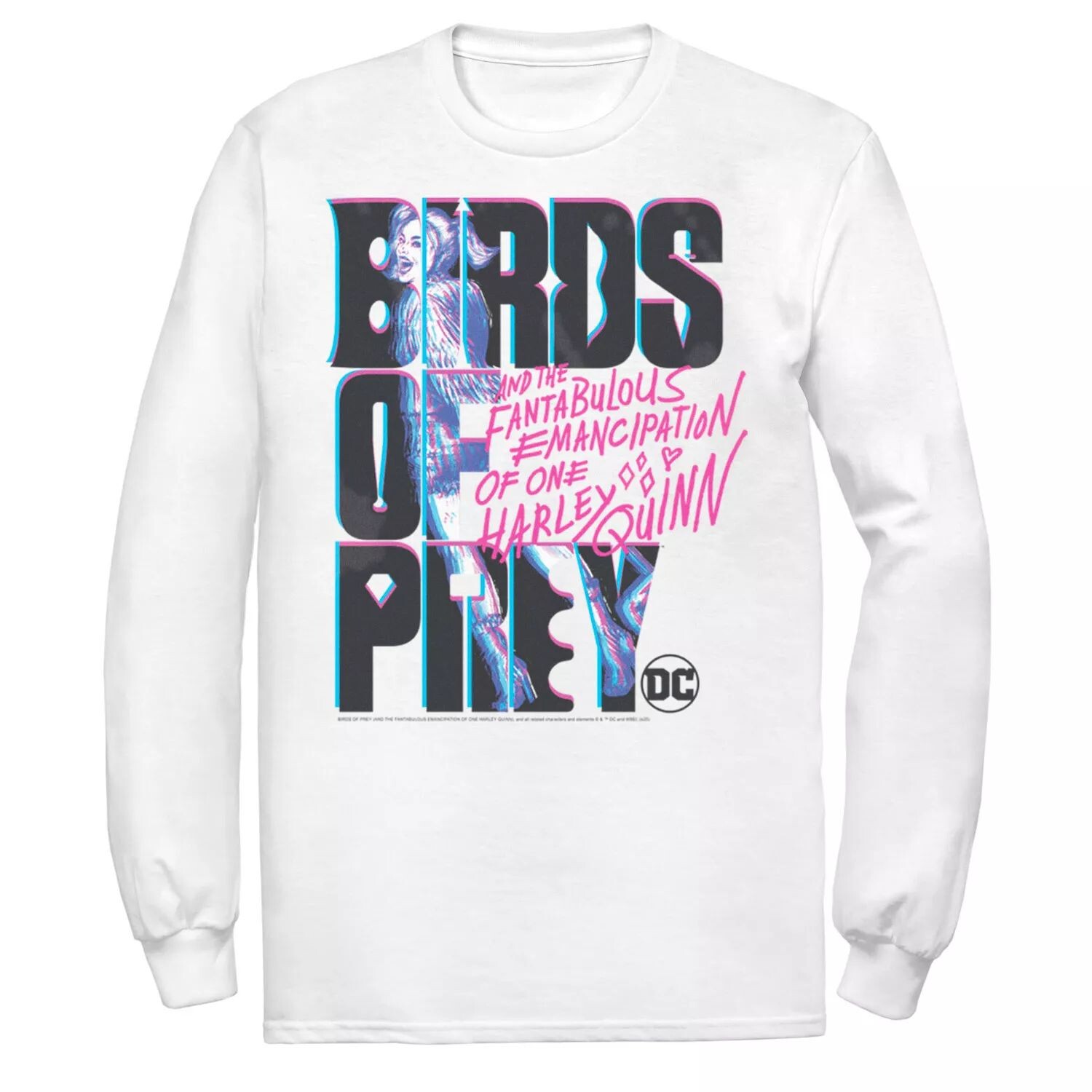Мужская футболка с длинными рукавами и логотипом Harley Quinn «Хищные птицы» DC Comics
Мужская футболка с длинными рукавами и логотипом Harley Quinn «Хищные птицы» DC Comics