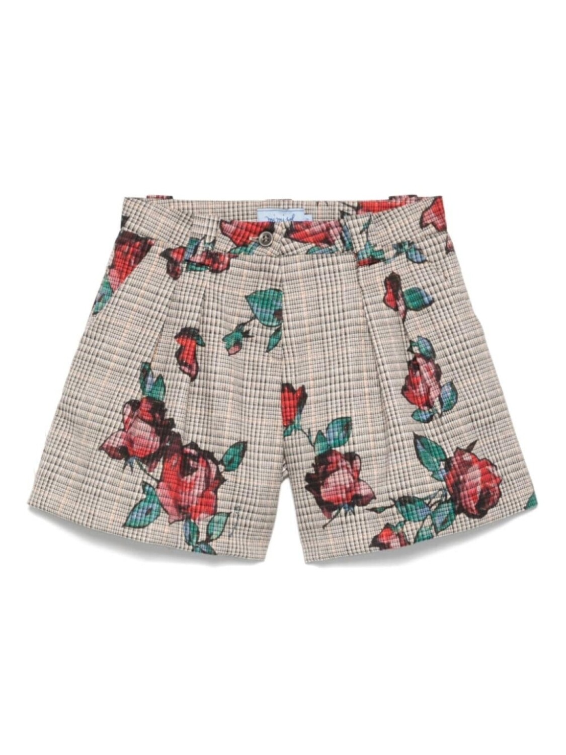 Mi Mi Sol шорты «Принц Уэльский» с принтом роз, коричневый
Mi Mi Sol шорты «Принц Уэльский» с принтом роз, коричневый