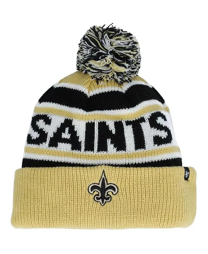 Вязаная шапка Big Boys Black and Gold New Orleans Saints Hangtime с манжетами и помпоном '47 Brand
Вязаная шапка Big Boys Black and Gold New Orleans Saints Hangtime с манжетами и помпоном '47 Brand