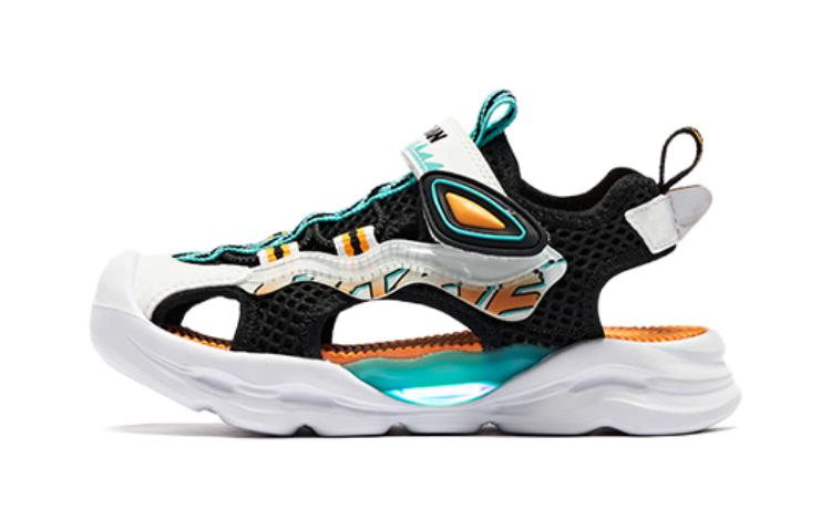 Прочные дышащие детские сандалии для детей 3–7 лет QIAODAN, черный/зеленый
Прочные дышащие детские сандалии для детей 3–7 лет QIAODAN, черный/зеленый