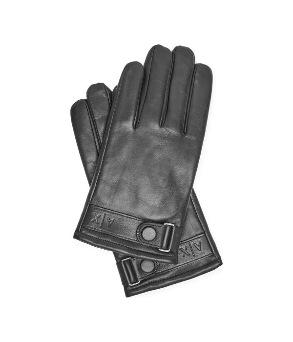 Перчатки кожаные Armani Exchange, черный
Перчатки кожаные Armani Exchange, черный