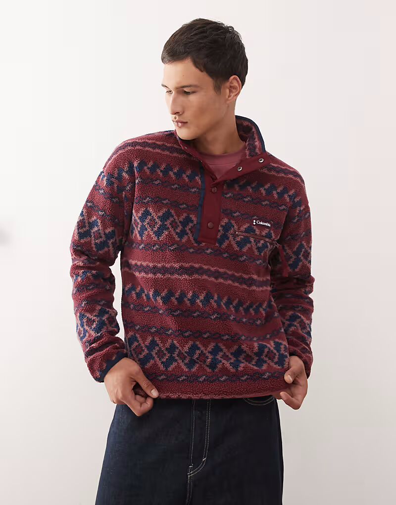 Флис Helvetia II с принтом и кнопками, бордовый цвет Columbia
Флис Helvetia II с принтом и кнопками, бордовый цвет Columbia