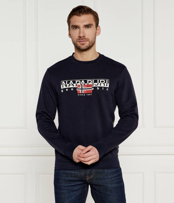 Свитшот мужской Napapijri B-Aylmer с большим логотипом бренда, синий
Свитшот мужской Napapijri B-Aylmer с большим логотипом бренда, синий