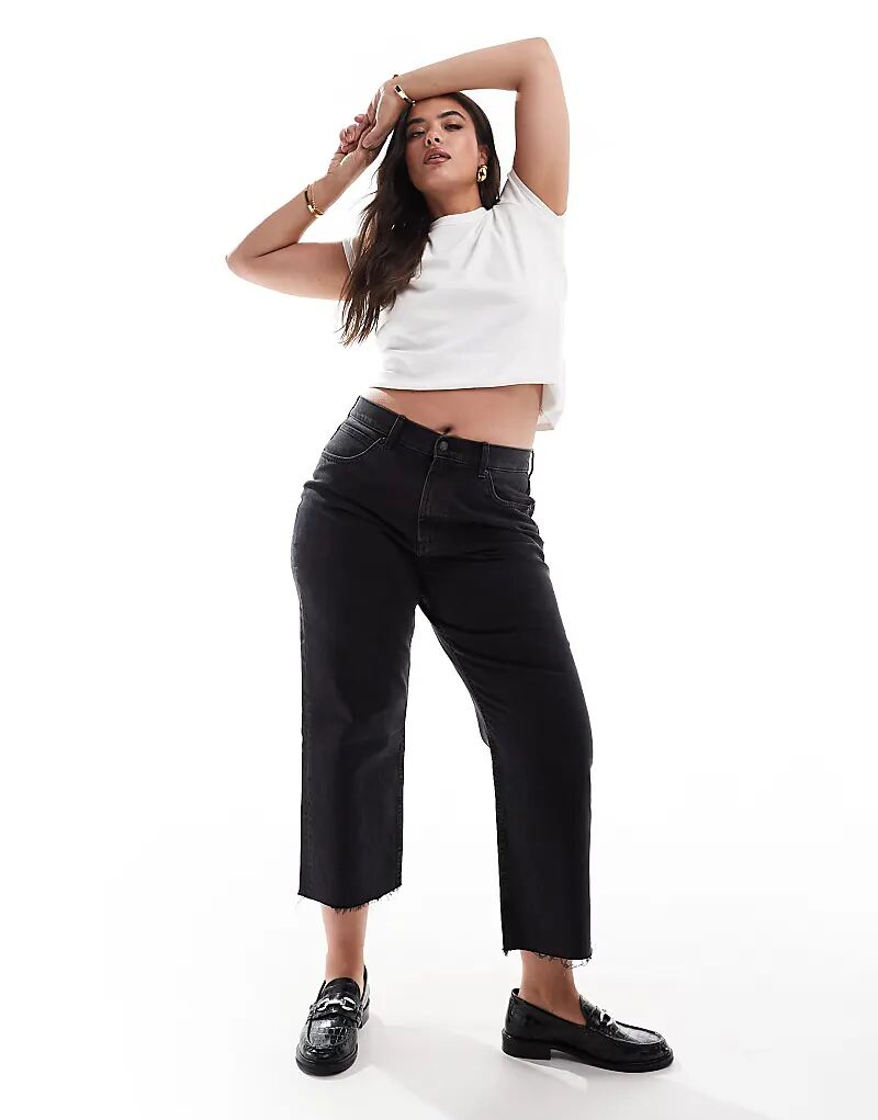 Укороченные джинсы прямого кроя стретч черного цвета ASOS
Укороченные джинсы прямого кроя стретч черного цвета ASOS