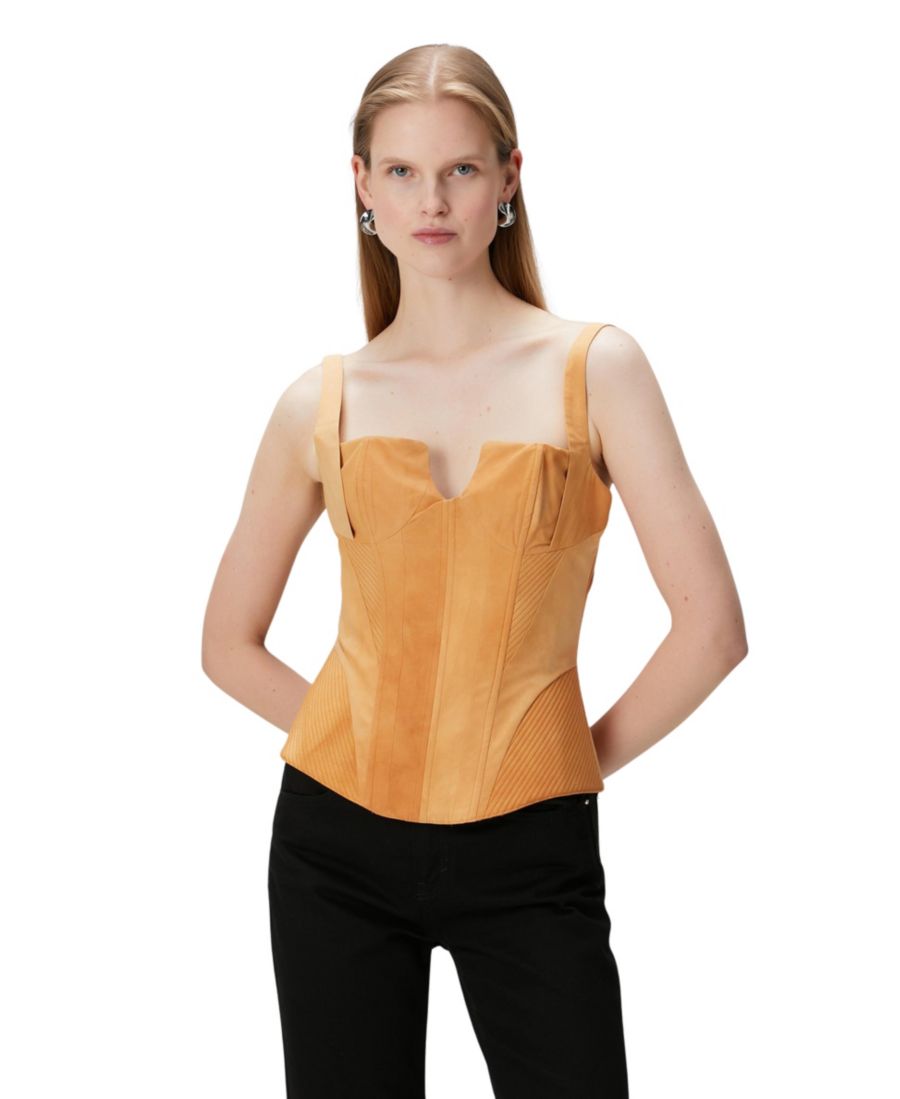 Женский структурированный корсетный топ PCFG, Orange
Женский структурированный корсетный топ PCFG, Orange