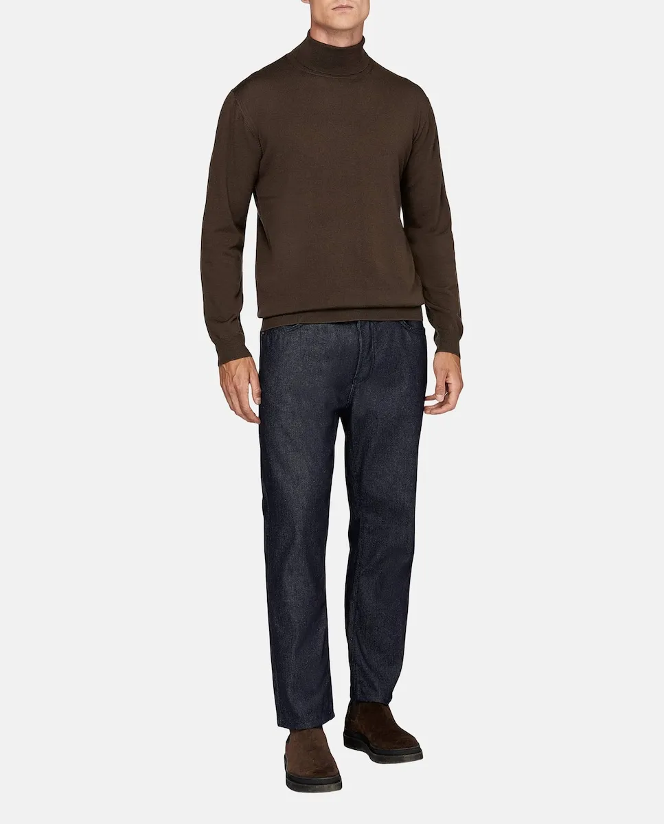 Темно-синие мужские джинсы обычного кроя Boggi Milano, синий
Темно-синие мужские джинсы обычного кроя Boggi Milano, синий