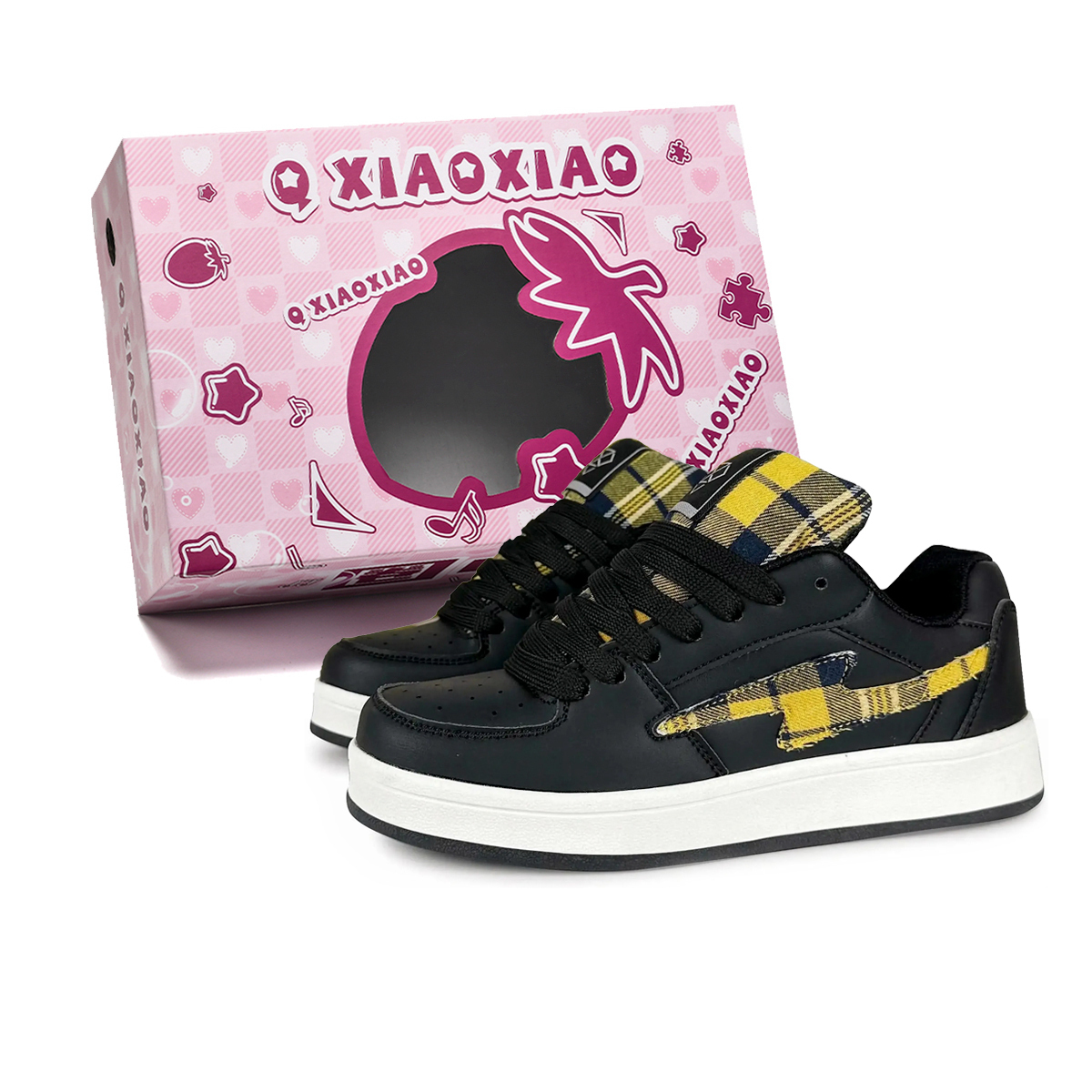 Circle small Легкие скейтерские кроссовки с поддержкой и балансом покрытия низкие унисекс черно-желтая клетка, цвет Black Yellow Plaid
Circle small Легкие скейтерские кроссовки с поддержкой и балансом покрытия низкие унисекс черно-желтая клетка, цвет Black Yellow Plaid