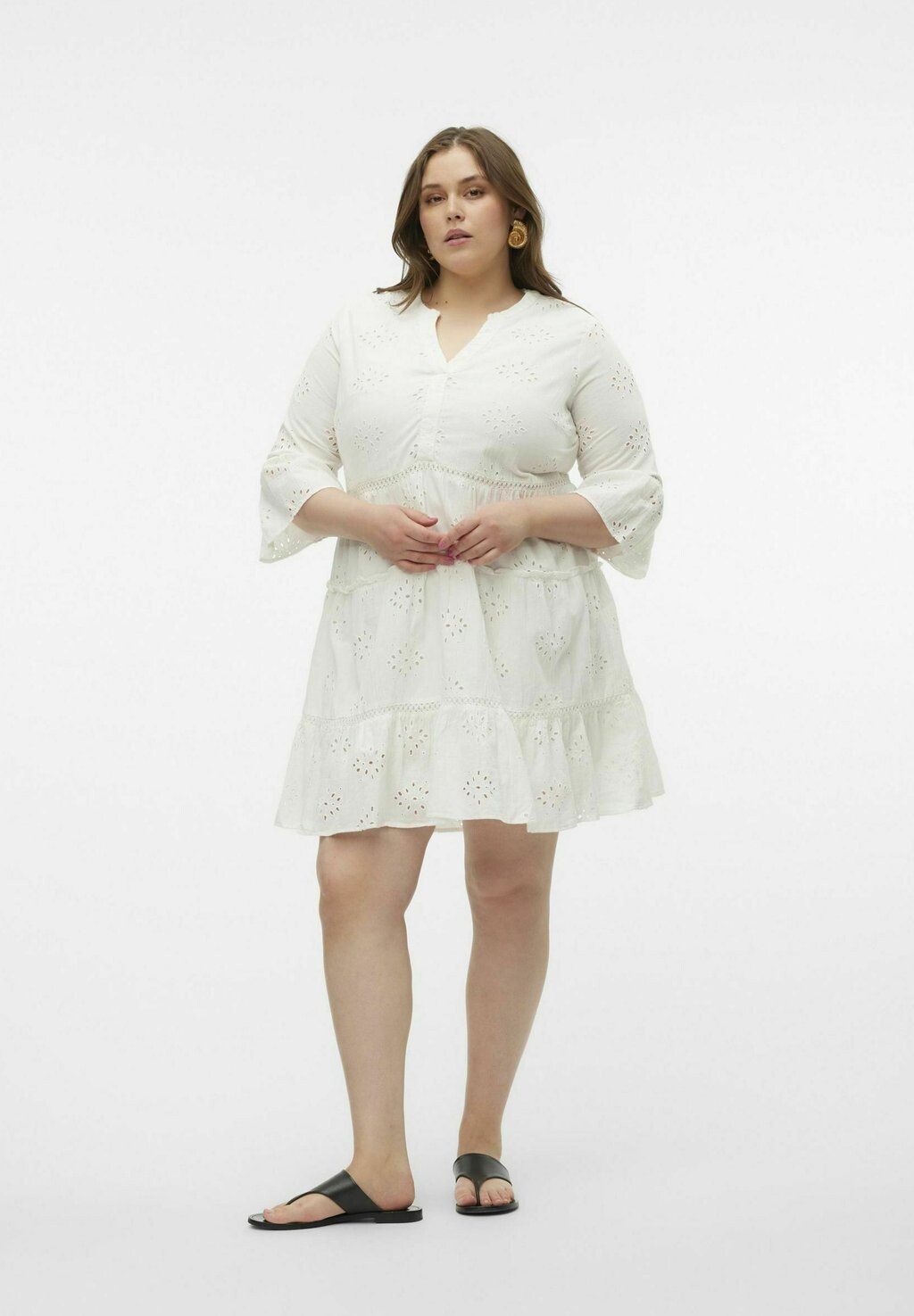 Дневное платье VMDICTHE Vero Moda Curve, белый
Дневное платье VMDICTHE Vero Moda Curve, белый