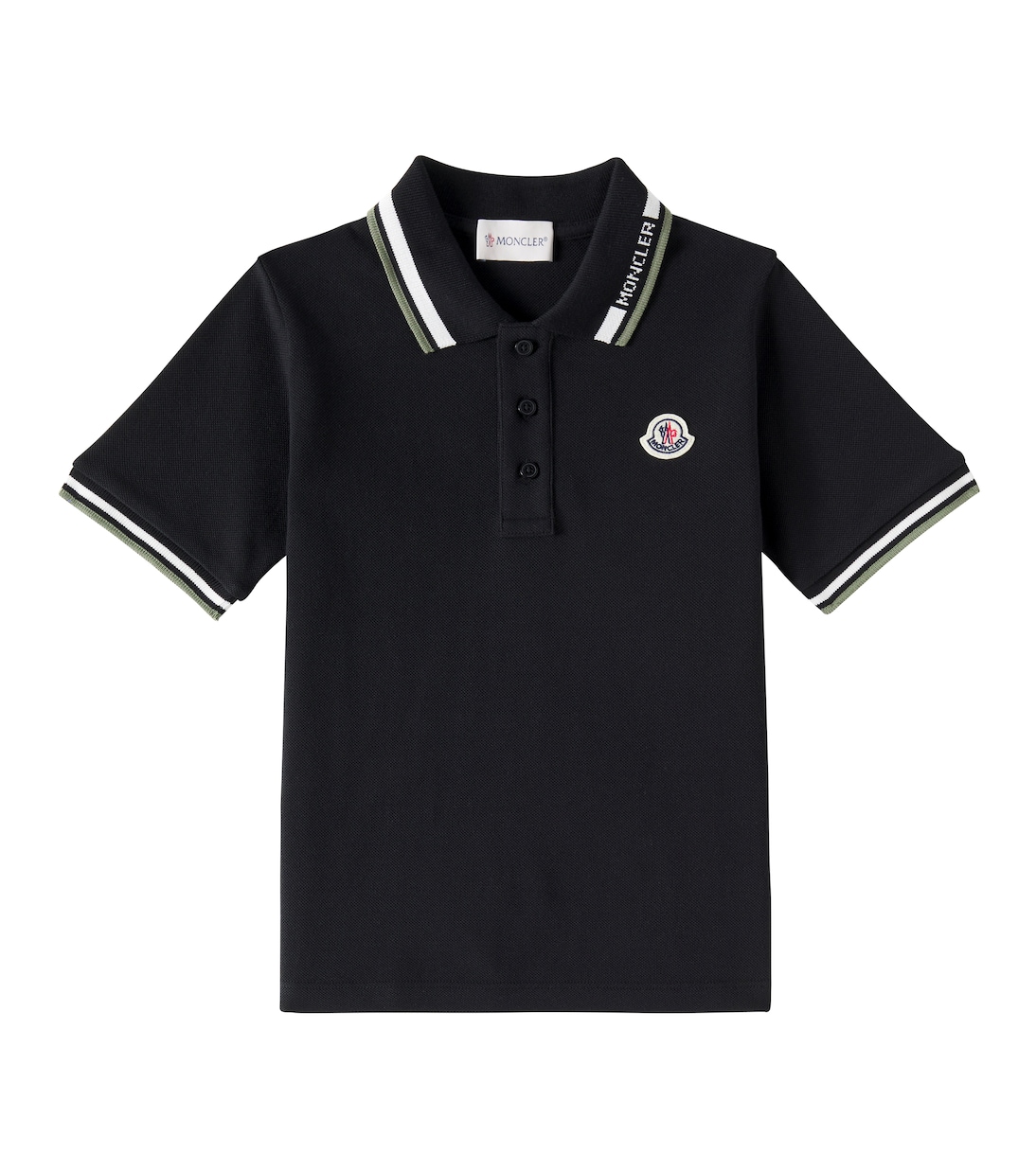 Хлопковая пике-поло Moncler Enfant, черный
Хлопковая пике-поло Moncler Enfant, черный