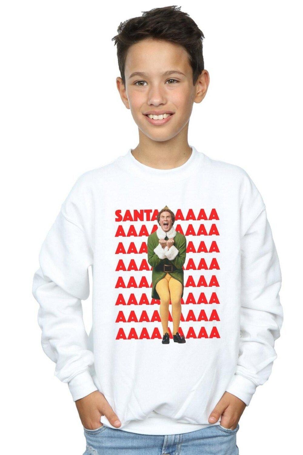 Толстовка Buddy Santa Scream Elf, белый 
Толстовка Buddy Santa Scream Elf, белый