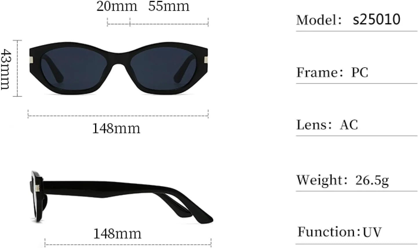 Солнцезащитные очки с защитой от УФ-излучения UV400 | Легкая оправа | Для женщин и мужчин | Для занятий спортом на открытом воздухе и вождения DSVIGF, 4pcs Z08
Солнцезащитные очки с защитой от УФ-излучения UV400 | Легкая оправа | Для женщин и мужчин | Для занятий спортом на открытом воздухе и вождения DSVIGF, 4pcs Z08