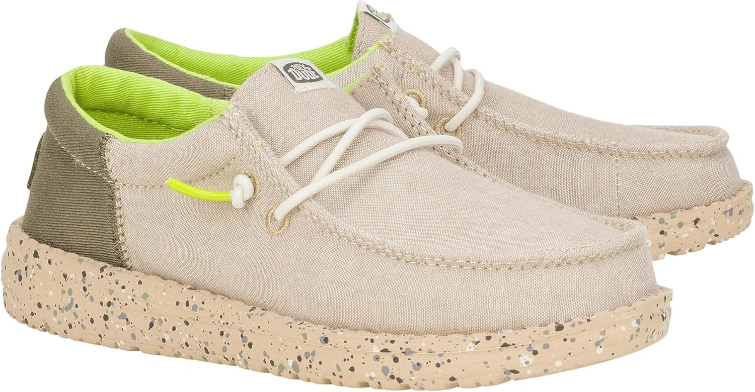 Детские кроссовки Hey Dude Kids Wally Funk Splatter (для малышей и детей постарше) - Верх из парусины - Мягкая хлопковая подкладка Heydude, Tan
Детские кроссовки Hey Dude Kids Wally Funk Splatter (для малышей и детей постарше) - Верх из парусины - Мягкая хлопковая подкладка Heydude, Tan