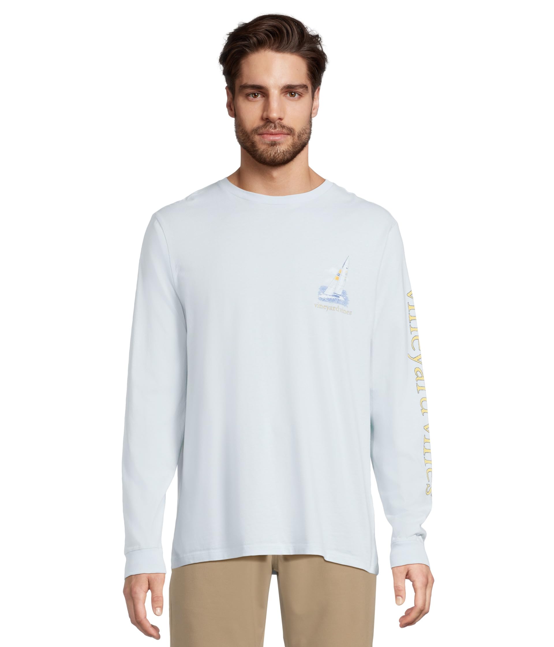 Футболка Vineyard Vines Painted Sailboat Race Long, цвет Pale Sky
Футболка Vineyard Vines Painted Sailboat Race Long, цвет Pale Sky