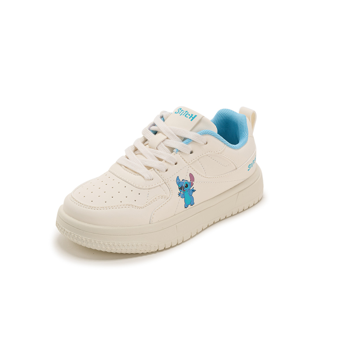 Stitch Series нескользящая, устойчивая к истиранию, легкая с амортизацией низкая детская обувь для скейтбординга Kids' Disney, бежевый/синий
Stitch Series нескользящая, устойчивая к истиранию, легкая с амортизацией низкая детская обувь для скейтбординга Kids' Disney, бежевый/синий