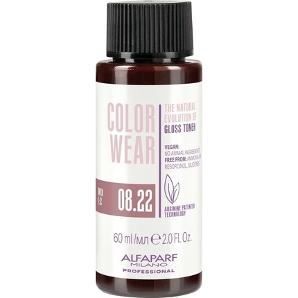 Alfaparf Milano Color Wear Gloss Тоник 08.22 60мл
Alfaparf Milano Color Wear Gloss Тоник 08.22 60мл