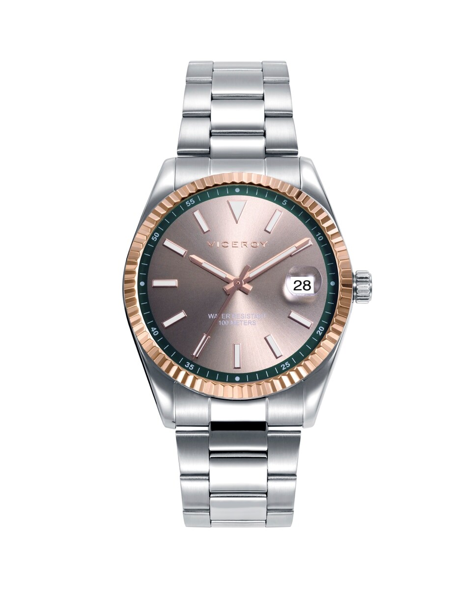 Шикарные мужские часы со стальным корпусом и браслетом Viceroy, серебро
Шикарные мужские часы со стальным корпусом и браслетом Viceroy, серебро