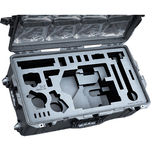 Компактный жесткий кейс Jason Cases на колесах с пенопластовой вставкой для комплекта DJI Ronin 4D Combo
Компактный жесткий кейс Jason Cases на колесах с пенопластовой вставкой для комплекта DJI Ronin 4D Combo
