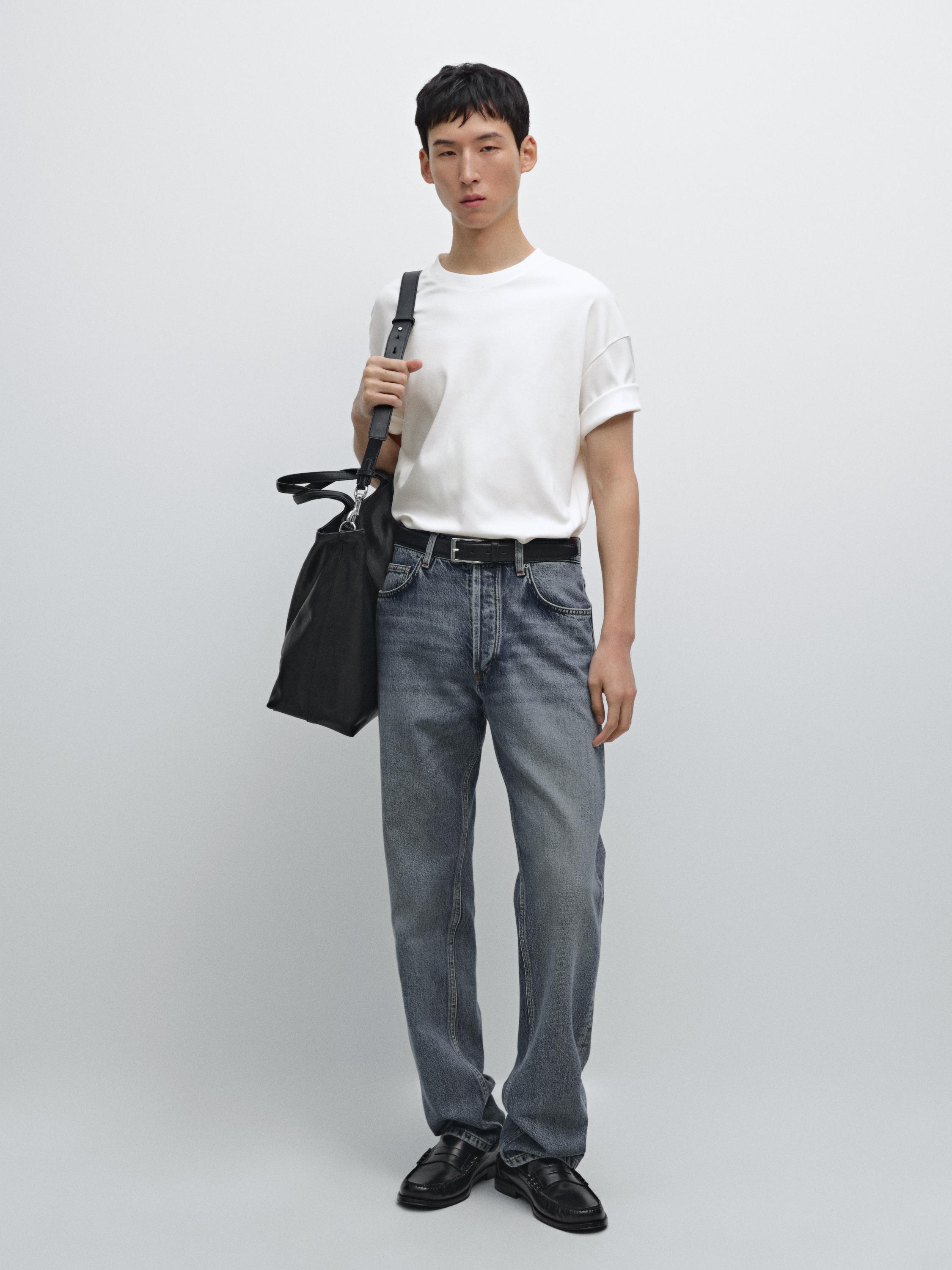 Футболка свободного кроя средней плотности Massimo Dutti, белый
Футболка свободного кроя средней плотности Massimo Dutti, белый