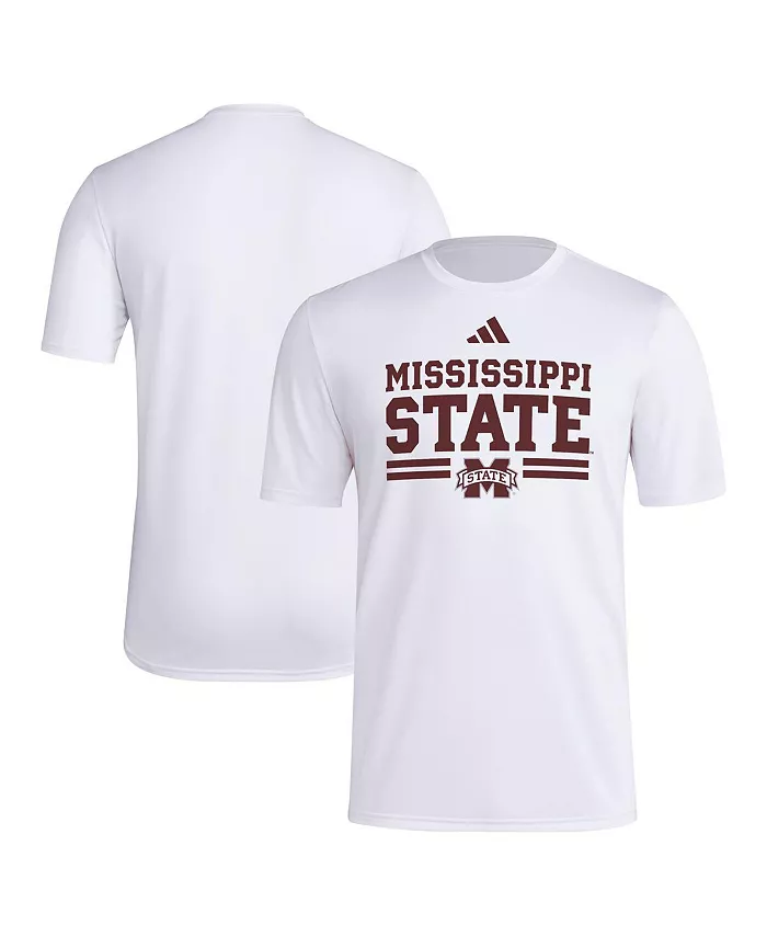 Мужская белая футболка Mississippi State Bulldogs Strategy Pre-Game adidas
Мужская белая футболка Mississippi State Bulldogs Strategy Pre-Game adidas