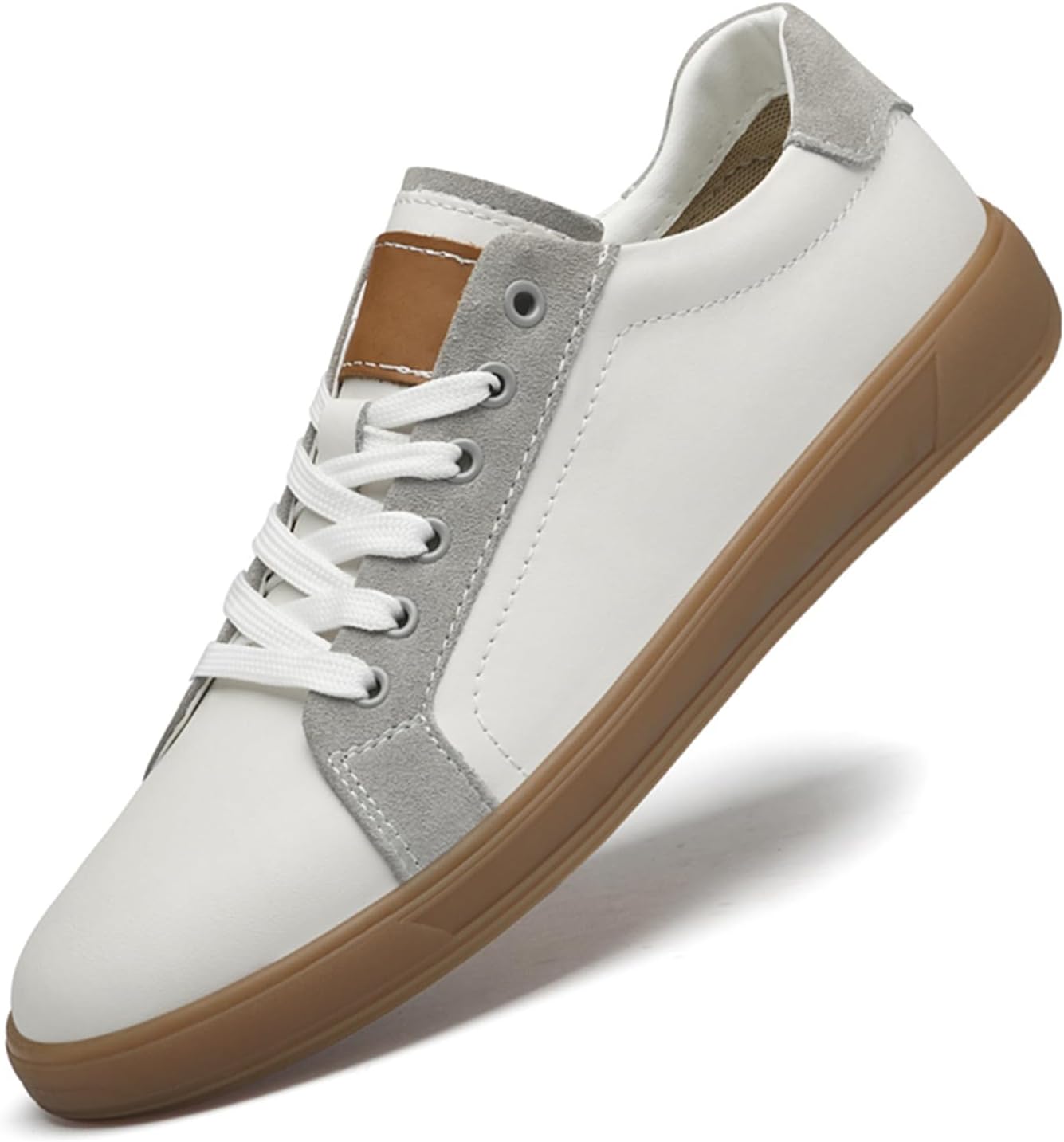 Мужские ретро повседневные кожаные кроссовки низкие мягкие комфортные прогулочные туфли для мужчин Abborora, белый
Мужские ретро повседневные кожаные кроссовки низкие мягкие комфортные прогулочные туфли для мужчин Abborora, белый