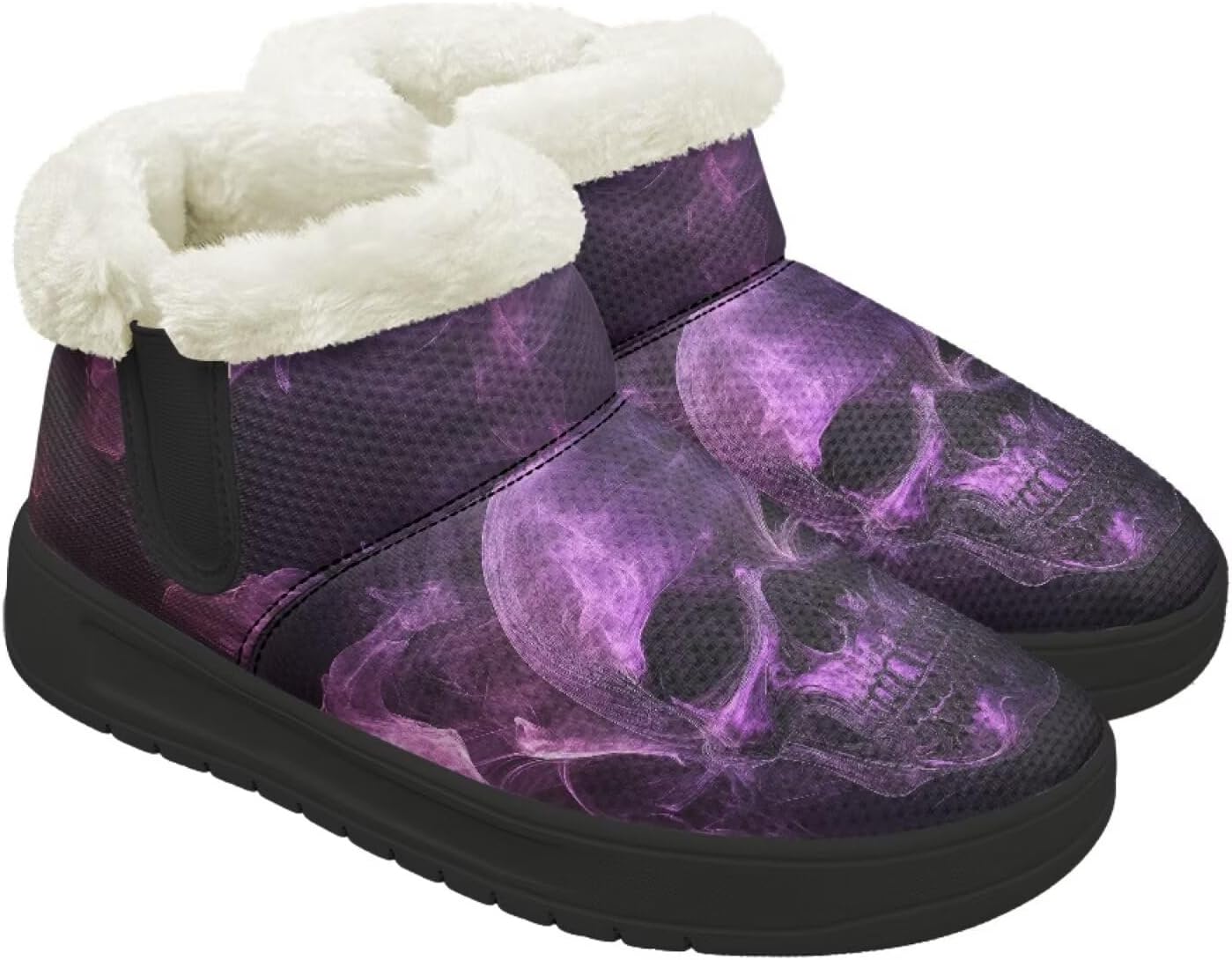 Ботинки Forchrinse для женщин и мужчин, зимние теплые с меховой подкладкой, удобные пушистые ботинки с противоскользящей подошвой, Skull
Ботинки Forchrinse для женщин и мужчин, зимние теплые с меховой подкладкой, удобные пушистые ботинки с противоскользящей подошвой, Skull