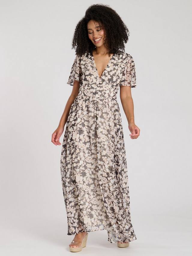 Платье миди из шифона с принтом и металлическими пуговицами South Beach, Multi
Платье миди из шифона с принтом и металлическими пуговицами South Beach, Multi