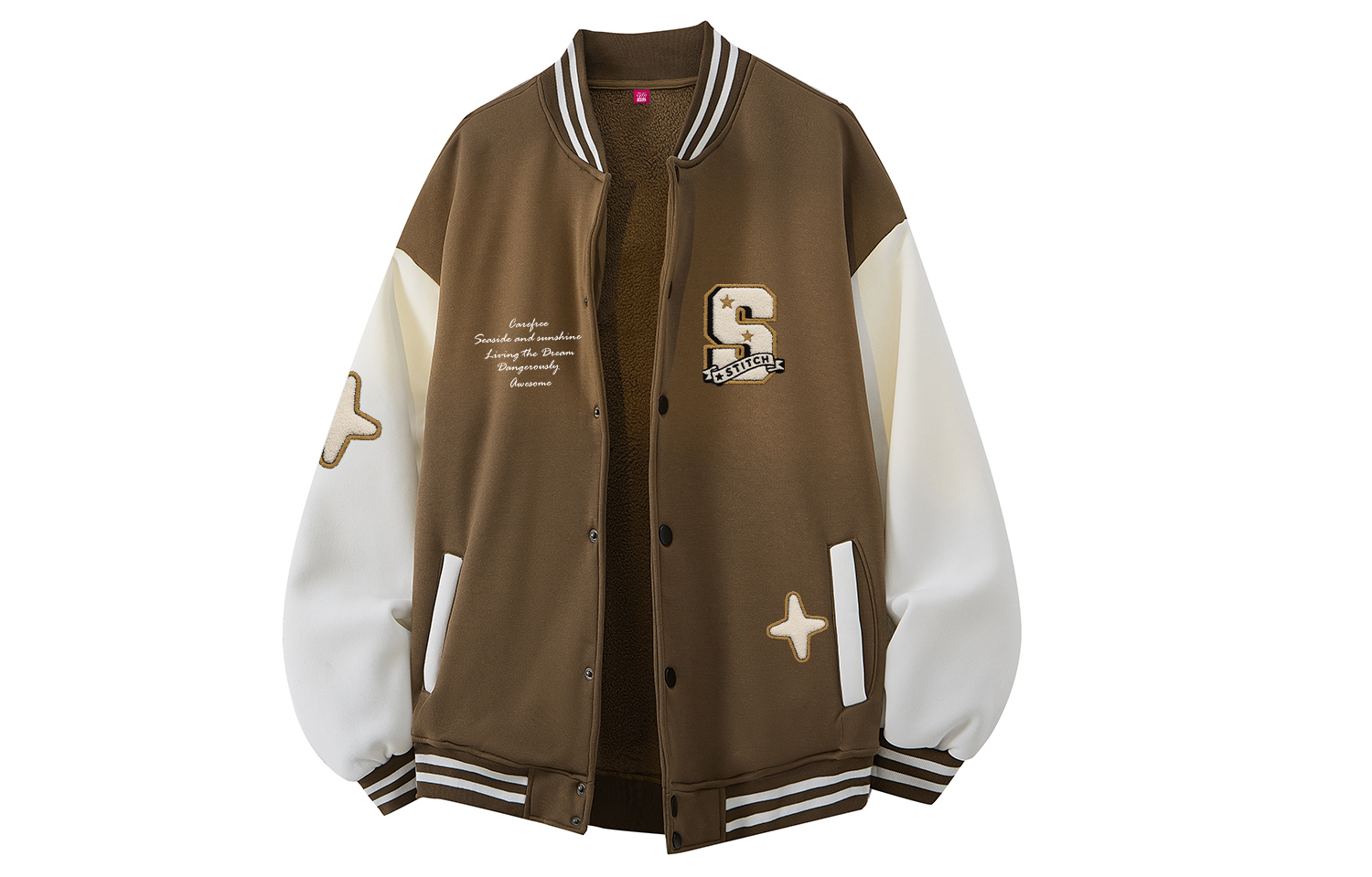 Disney Бейсбольная майка унисекс, Coffee (Thickened Fleece-Lined)
Disney Бейсбольная майка унисекс, Coffee (Thickened Fleece-Lined)