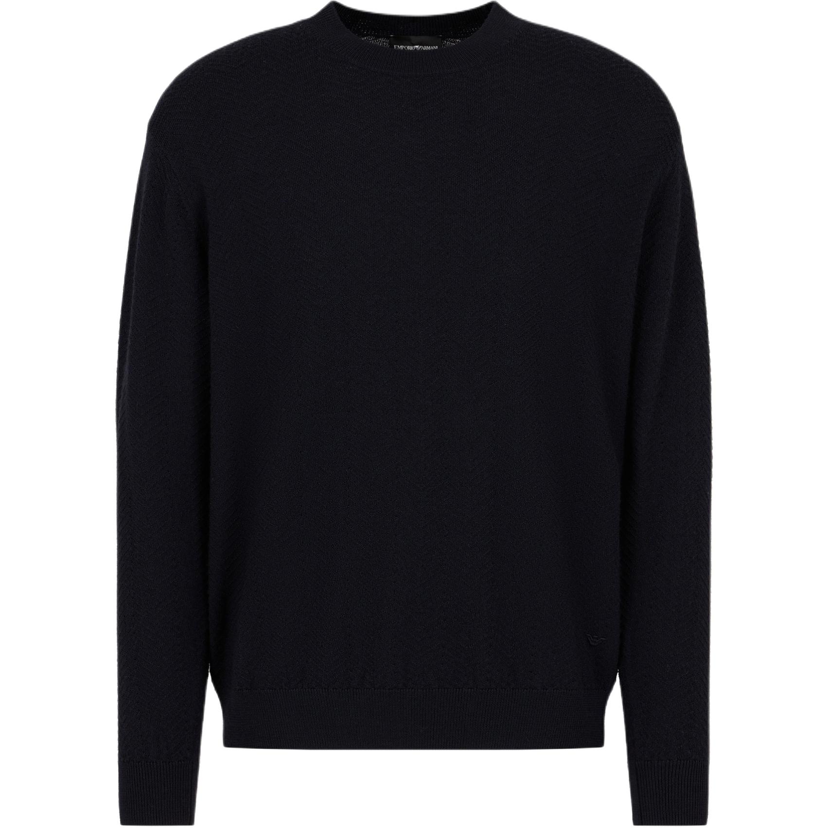Джемпер с высоким воротником и микротекстурированным плетением Emporio Armani, marine синий
Джемпер с высоким воротником и микротекстурированным плетением Emporio Armani, marine синий