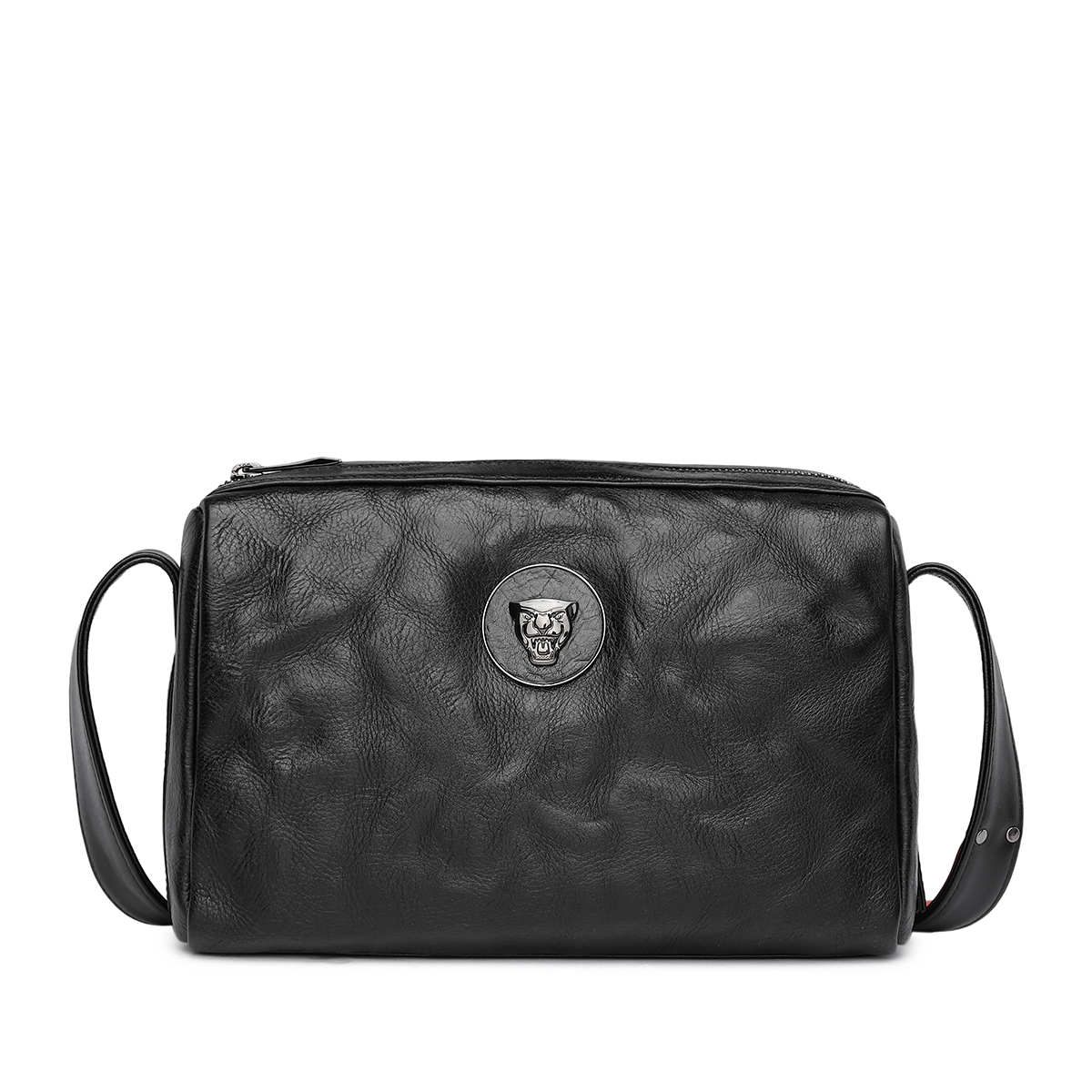 JAGUAR Кожаная мужская сумка-кроссбод через плечо малая квадратная черная, Black
JAGUAR Кожаная мужская сумка-кроссбод через плечо малая квадратная черная, Black