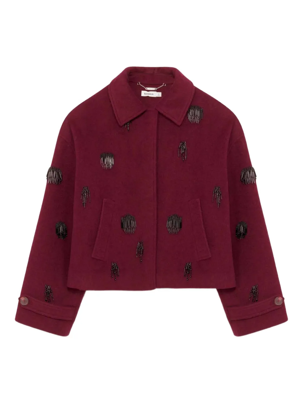 Пиджак Katya с бусинами и украшениями Simkhai, красный
Пиджак Katya с бусинами и украшениями Simkhai, красный