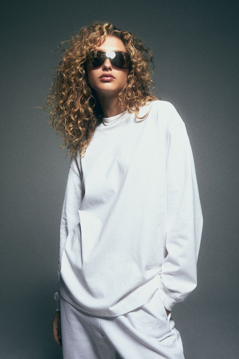 Трикотажный топ с длинными рукавами H&M
Трикотажный топ с длинными рукавами H&M