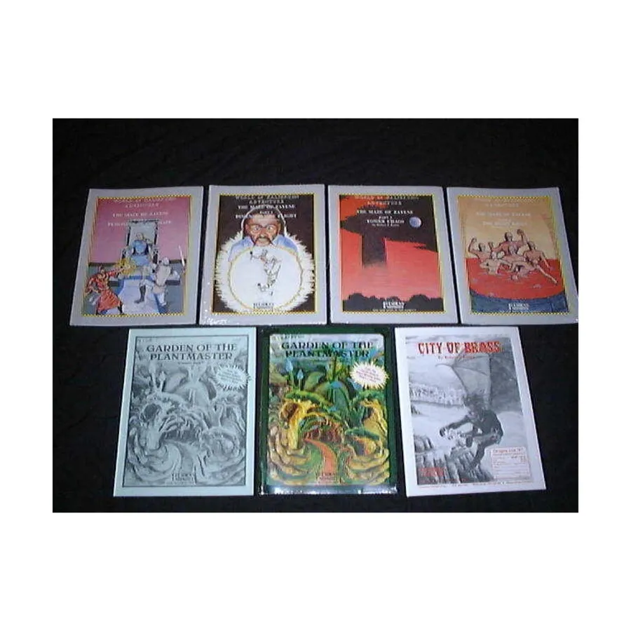 Модуль Maze of Zayene #1-4, Garden of the Plantmaster & City of Brass Promo Flyer (1st Printings), Maze of Zayene (Creations Unlimited) 
Модуль Maze of Zayene #1-4, Garden of the Plantmaster & City of Brass Promo Flyer (1st Printings), Maze of Zayene (Creations Unlimited)