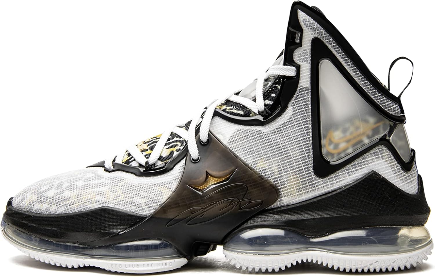 Мужские баскетбольные кроссовки Nike Lebron 19, белый/черный
Мужские баскетбольные кроссовки Nike Lebron 19, белый/черный