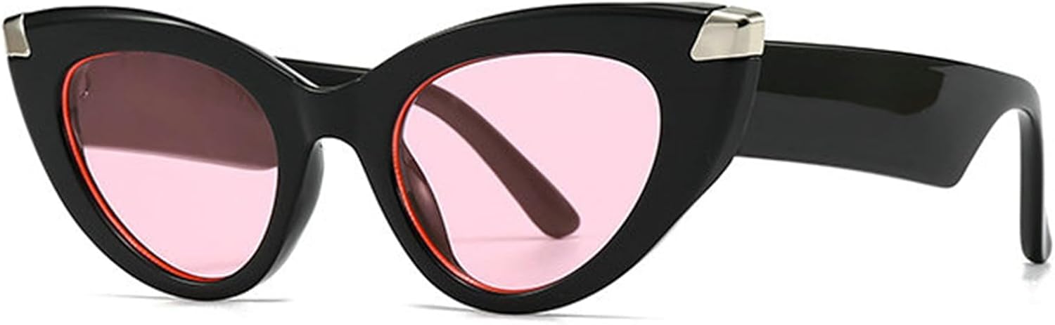 Солнцезащитные очки Willochra Fashion Retro «кошачий глаз» для женщин и мужчин, роскошные овальные солнцезащитные очки, черные и коричневые оттенки, защита от ультрафиолета UV400, модель F27, Black Pink
Солнцезащитные очки Willochra Fashion Retro «кошачий глаз» для женщин и мужчин, роскошные овальные солнцезащитные очки, черные и коричневые оттенки, защита от ультрафиолета UV400, модель F27, Black Pink