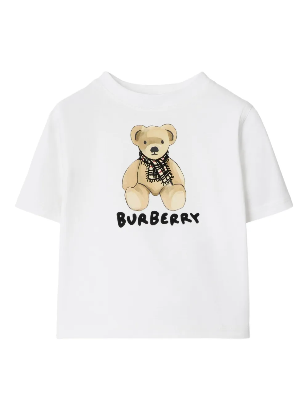Футболка Thomas Bear BURBERRY KIDS, белый 
Футболка Thomas Bear BURBERRY KIDS, белый