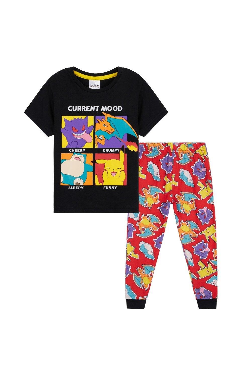 Пижамный комплект с короткими рукавами Pokemon, мультиколор
Пижамный комплект с короткими рукавами Pokemon, мультиколор