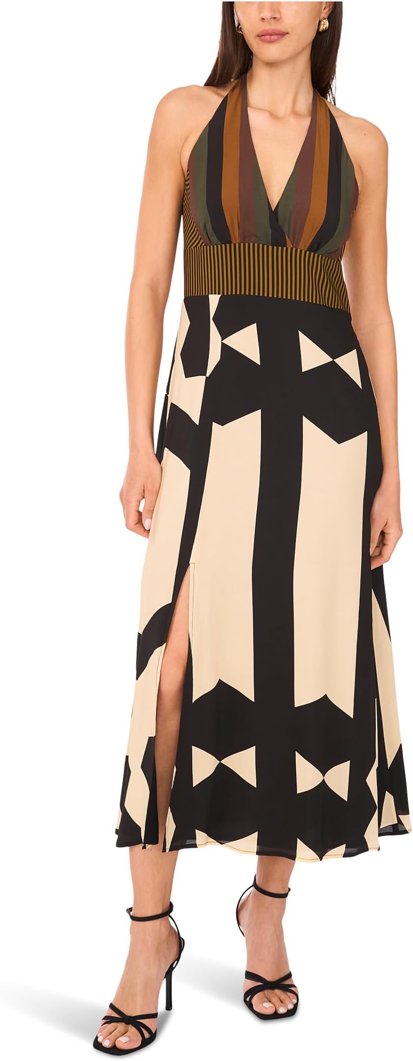 Платье Vince Camuto V-neck Barback Maxi, цвет Rich Black
Платье Vince Camuto V-neck Barback Maxi, цвет Rich Black