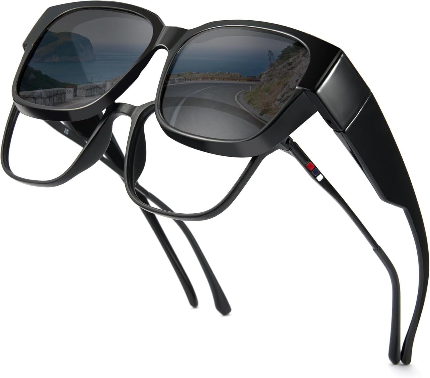 Солнцезащитные очки Cyxus Polarized Fit Over Glasses для женщин и мужчин, модные квадратные, с обтекаемой формой, с защитой от УФ-излучения, модель 1821, Less 5.16x1.88in-black/Black-1821
Солнцезащитные очки Cyxus Polarized Fit Over Glasses для женщин и мужчин, модные квадратные, с обтекаемой формой, с защитой от УФ-излучения, модель 1821, Less 5.16x1.88in-black/Black-1821