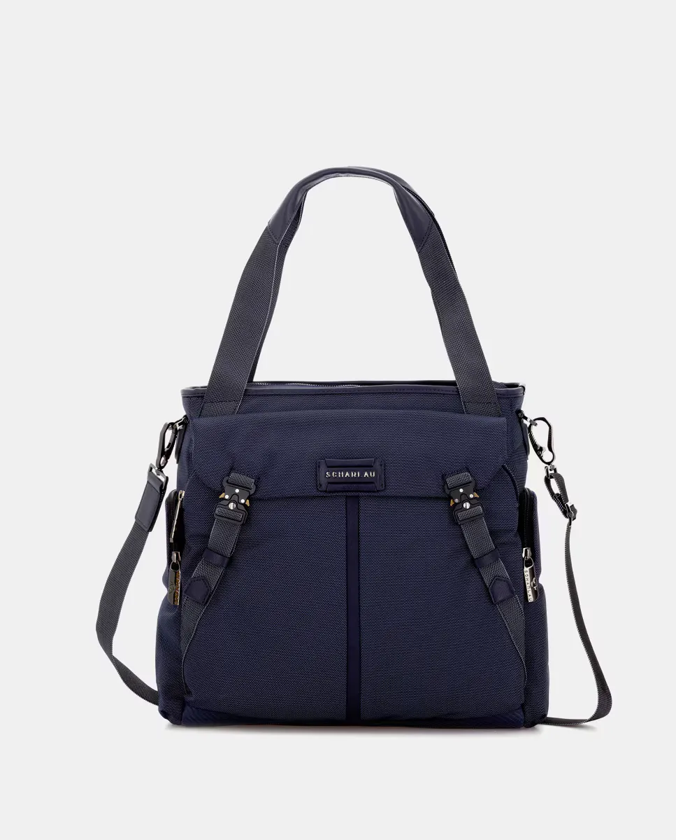 Сумка через плечо из синей ткани Scharlau, синий 
Сумка через плечо из синей ткани Scharlau, синий